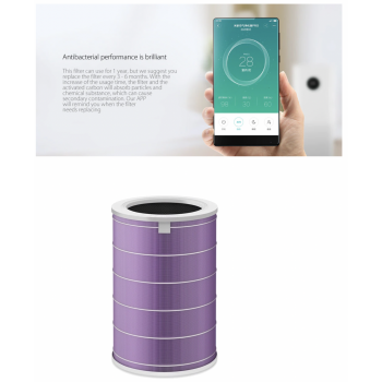 Xiaomi Mi Air Purifier Antibakteriyel Hepa Filtre EKO Filtre Rfid Etiketli 4 / 2H / 3H / 3C / 3H / 2S / PRO Uyumlu 